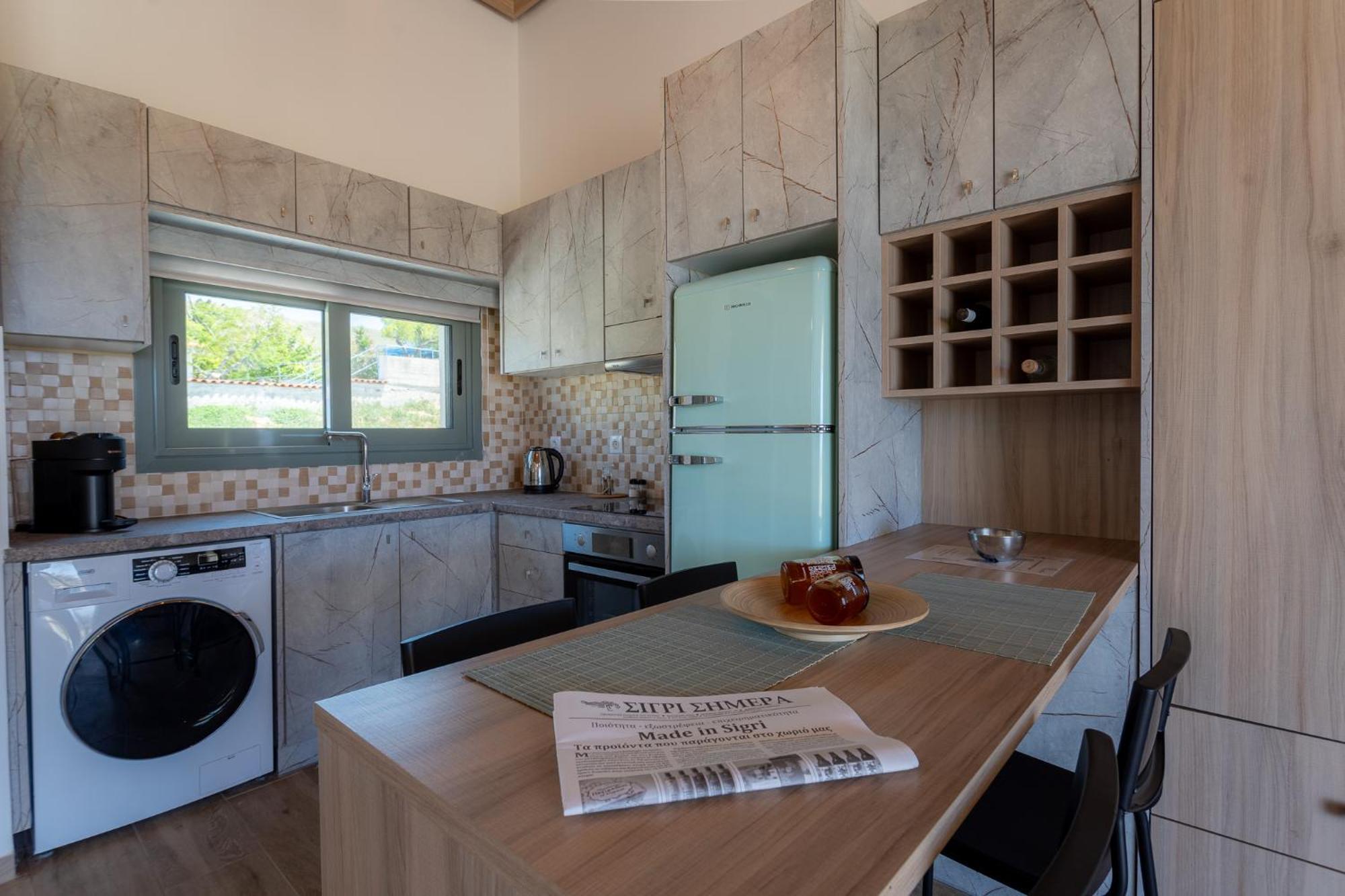 Apolithon Premium Houses Sígrion Buitenkant foto